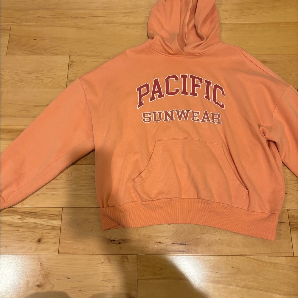 Pacsun Pacific Sunwear Orange Hoodie Size M